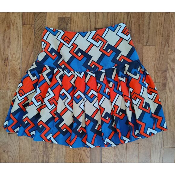 Tommy Hilfiger Dresses & Skirts - 100% Silk Tommy Hilfiger Geometric Pleated Skirt Preppy Old Money Corpcore